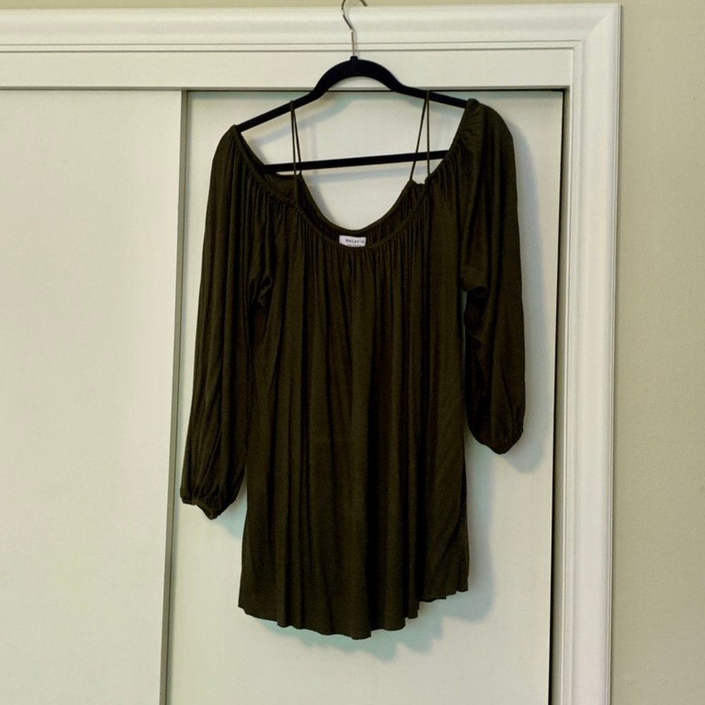 Anthropologie Cold Shoulder knit top - Size Large